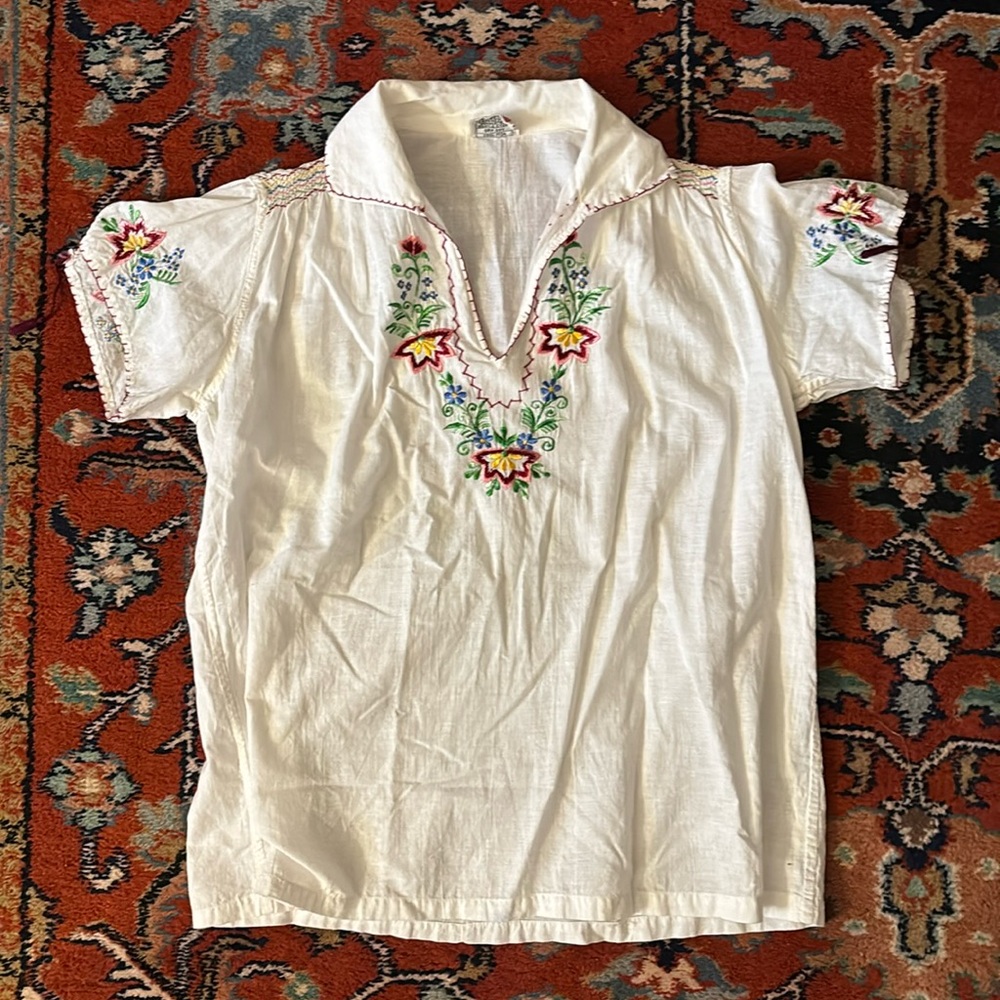 Vintage Indian Embroidered Blouse